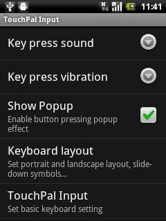 Press Keyboard layout.