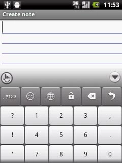 Press the required numbers to insert them.
