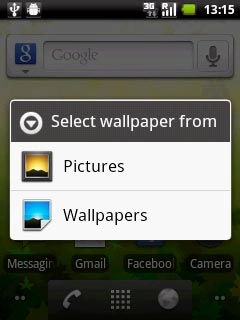 If you select Wallpapers: