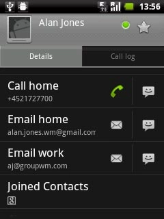 Press Joined Contacts.