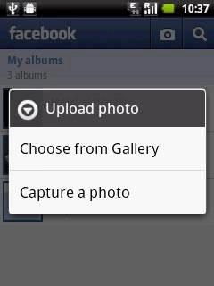 To upload a new picture:Press Capture a photo.
