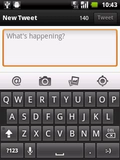To upload a new picture:Press the camera icon.