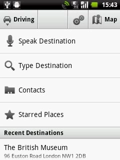 Press one of the following search options:Speak Destination, go to 2a.