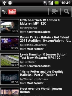 Press the required video clip.