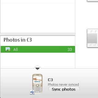 Select Sync photos.Follow the instructions on the screen to finish the transfer.