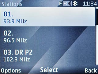 Highlight the required channel and press the Navigation key.