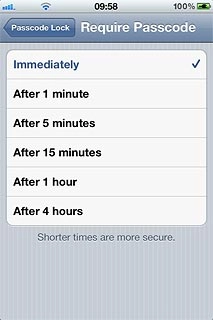 Press Immediately or the required interval.