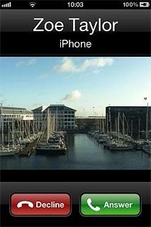 If the key lock is turned off:Press Decline to reject a call.