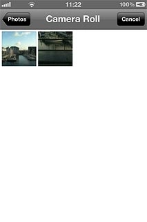 Go to the required folder.Press the required picture.