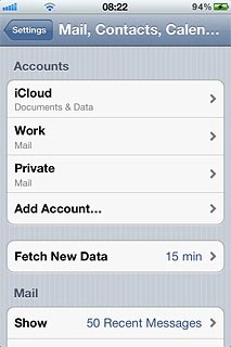 Press Add Account....