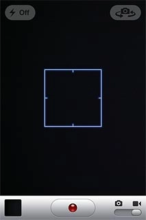 If the video recorder is turned on:Press the indicator in the bottom right corner of the display and drag it left.