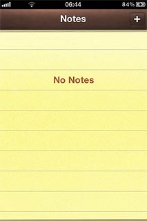 Press + in the top right corner of the display.