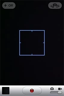 To turn on video light:Press the video light icon.