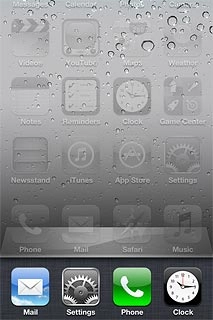 Press and hold any menu item until the menu items start to jiggle.