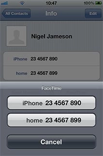 Press the required number.