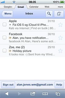 You can now use the application.Please note that Gmail isn't part of the original application package and therefore only a general description is given here.You have a number of options, such as:Send email messagesRetrieve and read email messagesReply to email messagesCreate new Gmail account