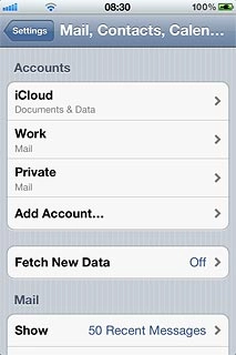 Press Fetch New Data.