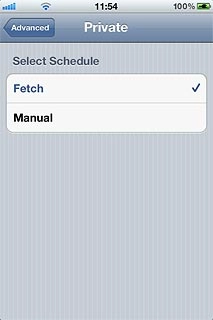 Press Fetch or Manual.