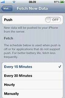Press the required period or Manually.