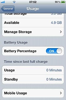 Press Mobile Usage.