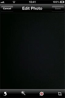 Press the rotate icon repeatedly to rotate the picture.