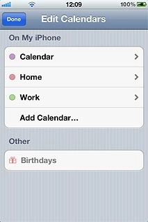 Press Add Calendar....Key in a name for the calendar.