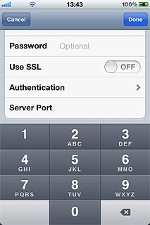 Key in 25 and press Done.