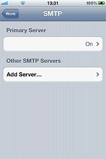 Press the name of the email account you've just set up.