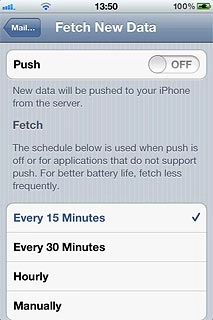 Press the required period or Manually.