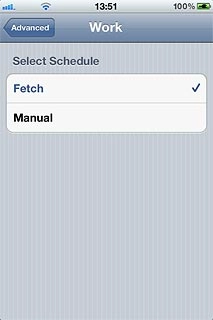 Press Fetch or Manual.