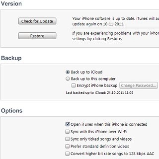 To start backup manually:Select Back up to iCloud or Back up to this computer.