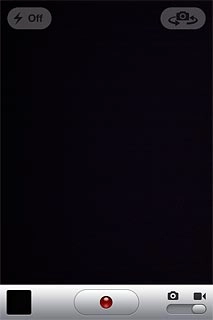 Press the photo album icon in the bottom left corner of the display.The video clip you've just recorded is displayed.