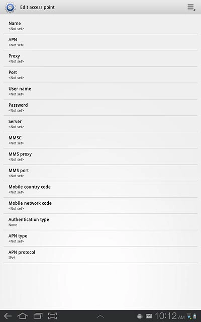 Press APN.Key in live.vodafone.com