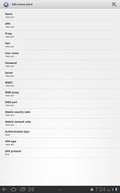 Press Mobile country code.