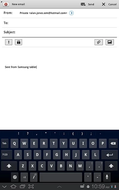 Press once on each letter to write the required word.A number of words based on the letters you've keyed in are displayed.
