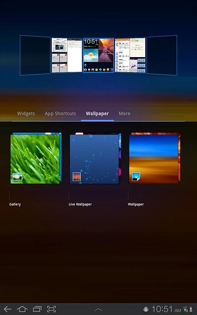 If you select Live Wallpaper: