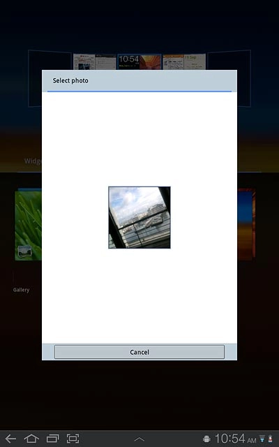 Press the required picture.