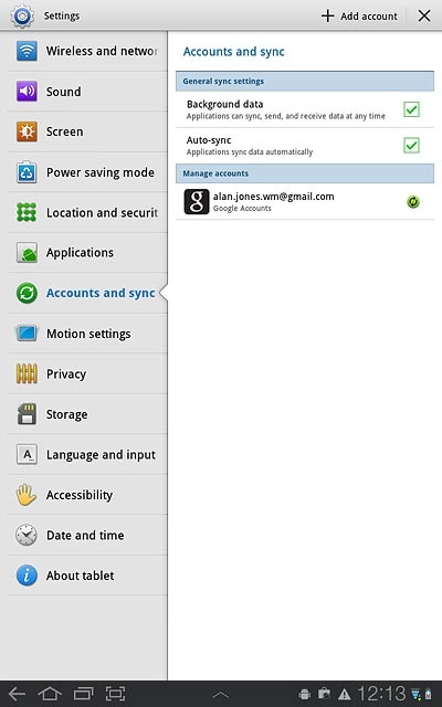 Press the home icon to return to standby mode.