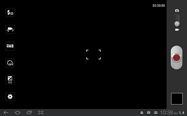 Press the home icon to return to standby mode.