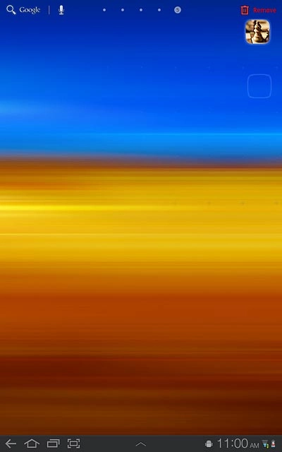 Drag the shortcut to Remove.