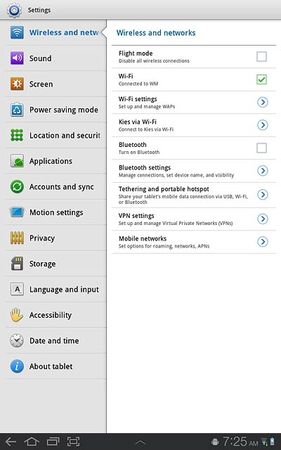 Press Tethering and portable hotspot.