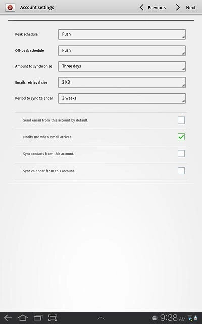 When the box next to the menu item is ticked (V), the function is turned on.