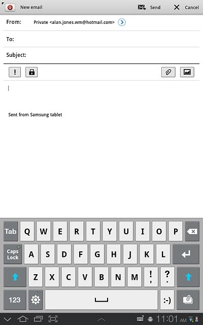 Press once on each letter to write the required word.A number of words based on the letters you've keyed in are displayed.