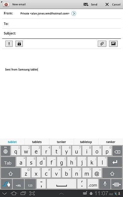 To key in more numbers:Press 123.