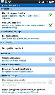 Press Use GPS satellites to turn the function on or off.