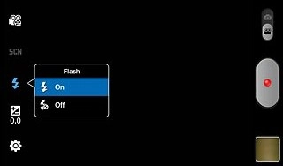 Press the record icon to start the video recorder.