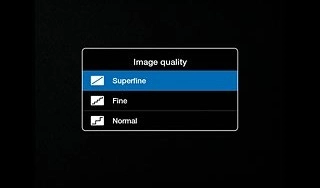 Press Superfine, Fine or Normal.