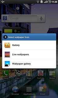 If you select Live wallpapers: