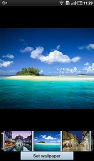 Press the required background image.