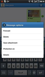 Press Forward.Key in the first letters of the required contact.Matching contacts are displayed.